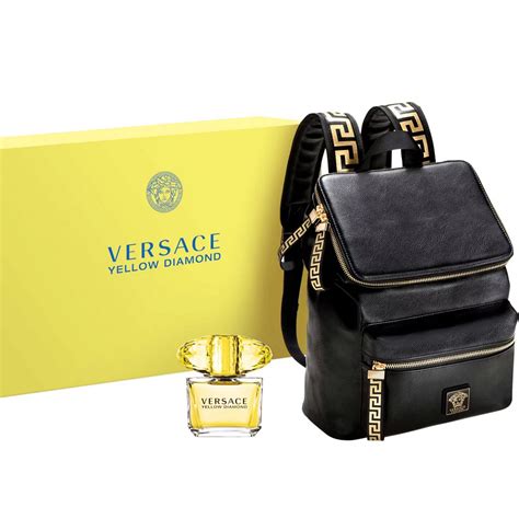 versace miniaturen set dames|versace gift set with backpack.